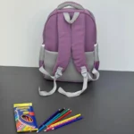 کوله پشتی مدرسه فانتزی ZRYU Kids مدل پینترستی در رنگ‌های کالباسی و صورتی